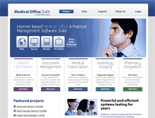 Tablet Screenshot of medicalofficesuite.com